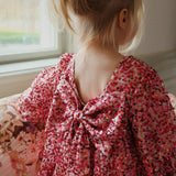 Konges Slojd lila sequins bow dress, sparkling sangria