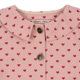 Konges Slojd nola sequin shirt-jacket, berry coeur