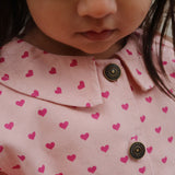 Konges Slojd nola sequin shirt-jacket, berry coeur