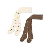 Konges Slojd 2 pack tights, lemon