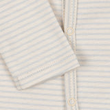 Konges Slojd fio onesie, tea stripe gray dawn