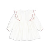 Konges Slojd coeur dress pure white