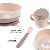 Done By Deer Foodie first meal set happy clouds,powder