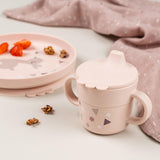 Done By Deer foodie dinner set w/suction celebration, powder