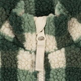 Konges Slojd jody teddy jacket, green checks
