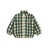 Konges Slojd jody teddy jacket, green checks