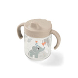 Done By Deer learning spout cup 2-handle celebration, sand