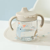 Done By Deer learning spout cup 2-handle celebration, sand