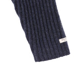 Donsje sieb merino wool cardigan, blue marine melange