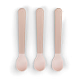 Done By Deer foodie easy-grip baby spoon 3-pack,powder