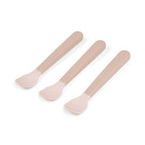 Done By Deer foodie easy-grip baby spoon 3-pack,powder