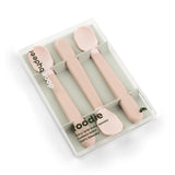 Done By Deer foodie easy-grip baby spoon 3-pack,powder