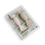 Done By Deer tiny farm learning spoon set, sand