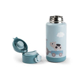 Done By Deer insulated bottle tiny farm,blue