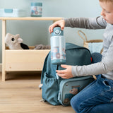 Done By Deer insulated bottle tiny farm,blue