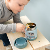 Done By Deer tiny farm insulated jar, blue