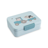 Done By Deer lunch box w/divide ,blue