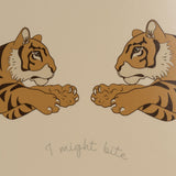 Konges Slojd suitcase, tiger