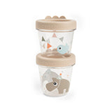 Done By Deer food container 2 pack celebration, sand