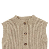 Donsje tjitske vest, sesame melange