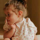 Elodie petit river rose baby bib