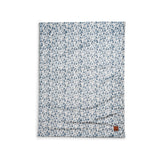 Elodie  pearl velvet blanket, garden leo toile