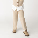 Donsje yven trousers, white sand melange