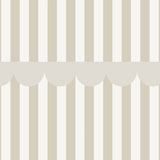 Dekornik wallpaper simple rustic, beige/white