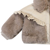 Donsje elsbeth jacket, sesame teddy