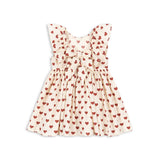 Konges Slojd cianna bow dress, amour rouge