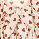 Konges Slojd cianna bow dress, amour rouge