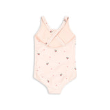 Konges Slojd merle swimsuit, cherry coeur rose