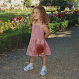 Konges Slojd isotta dresss, raspberry check
