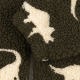 Konges Slojd teddy jacket, dino silhouette