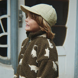 Konges Slojd teddy jacket, dino silhouette