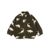 Konges Slojd teddy jacket, dino silhouette
