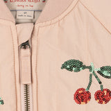 Konges Slojd bomber jacket sequin, cameo rose