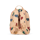 Konges Slojd rainy backpack, bon coeur colore