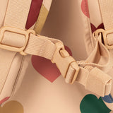 Konges Slojd rainy backpack, bon coeur colore