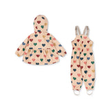Konges Slojd rainy palme set, bon coeur colore