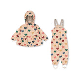 Konges Slojd rainy palme set, bon coeur colore