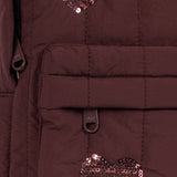 Konges Slojd juno sequin backpack, decadent chocolate