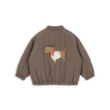 Konges Slojd juno terry bomber jacket, walnut