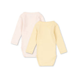Konges Slojd perla body set banana crepe/creole pink, 2 pack