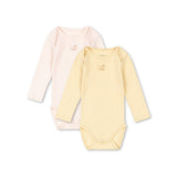 Konges Slojd perla body set banana crepe/creole pink, 2 pack