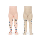 Konges Slojd tights amarena/tramonto, 2 pack