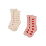 Konges Slojd socks set heart mix, 2 pack