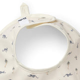 Elodie garden leo's resort baby bib