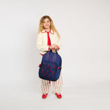 Caramel&cie velvet cherries medium school backpack