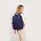Caramel&cie velvet cherries medium school backpack